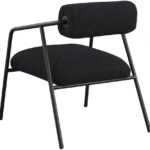 Carly Boucle Fabric Upholstered Accent Chair