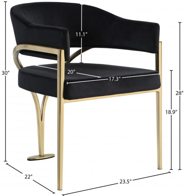 Madelyn Velvet Upholstered Dining Chair