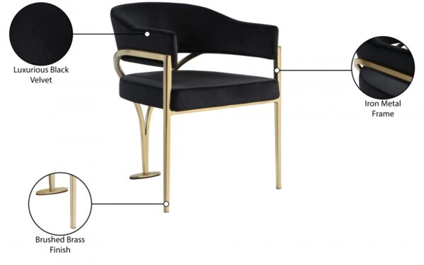 Madelyn Velvet Upholstered Dining Chair