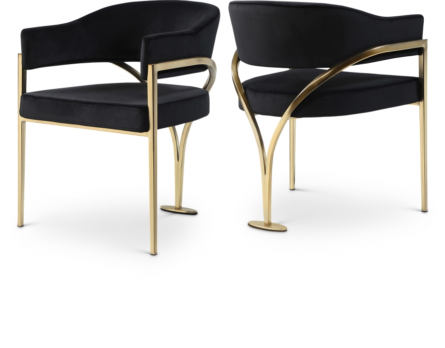 Madelyn Velvet Upholstered Dining Chair