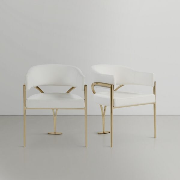 Madelyn Vegan Leather Upholstered Dining Chair