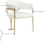 Madelyn Vegan Leather Upholstered Dining Chair