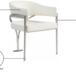 Madelyn Vegan Leather Upholstered Dining Chair