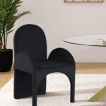 Summer Velvet Upholstered Dining Arm Chair