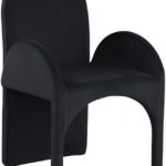 Summer Velvet Upholstered Dining Arm Chair