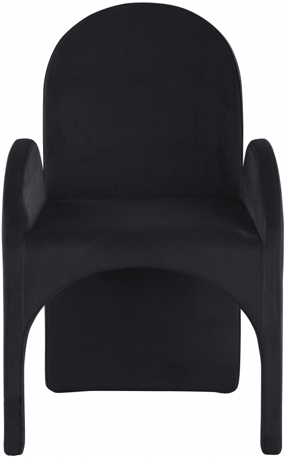 Summer Velvet Upholstered Dining Arm Chair
