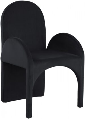 Summer Velvet Upholstered Dining Arm Chair
