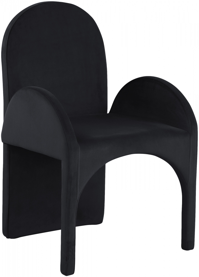 Summer Velvet Upholstered Dining Arm Chair
