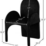 Summer Velvet Upholstered Dining Arm Chair
