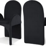 Summer Velvet Upholstered Dining Arm Chair