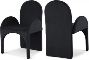 Summer Velvet Upholstered Dining Arm Chair