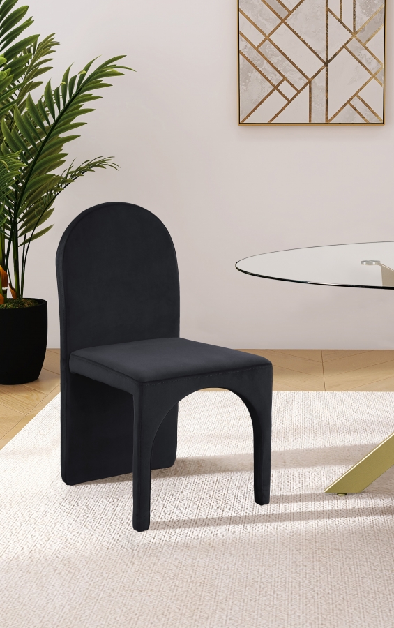 Summer Velvet Upholstered Dining Side Chair