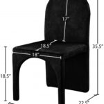 Summer Velvet Upholstered Dining Side Chair