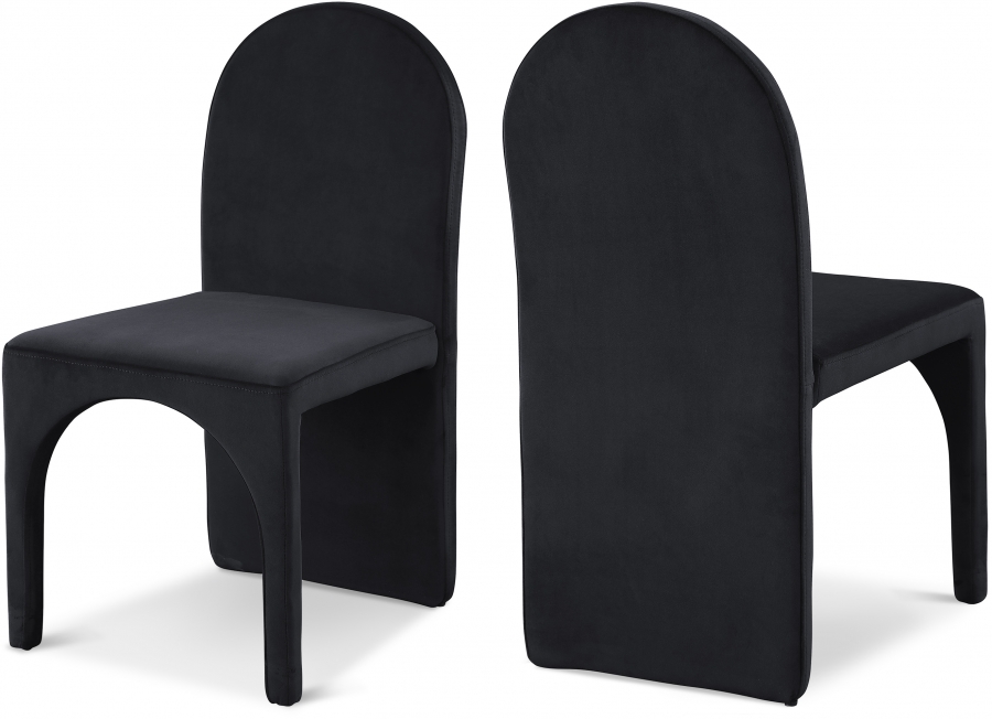 Summer Velvet Upholstered Dining Side Chair