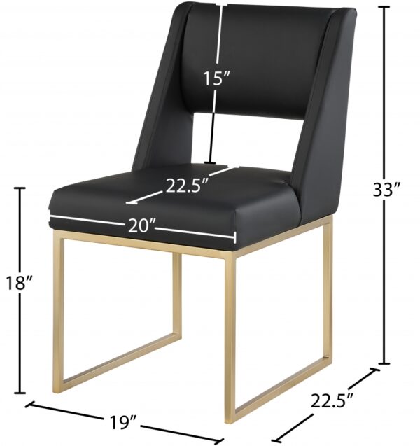 Jayce Vegan Leather Upholstered Dining Chair