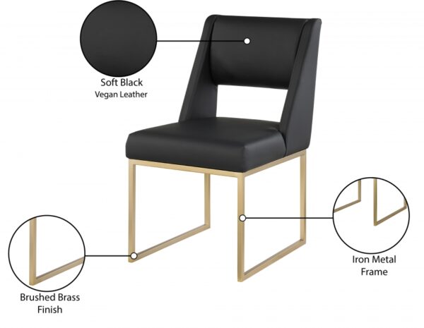 Jayce Vegan Leather Upholstered Dining Chair