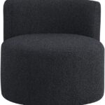 Como Boucle Fabric Upholstered Accent Chair