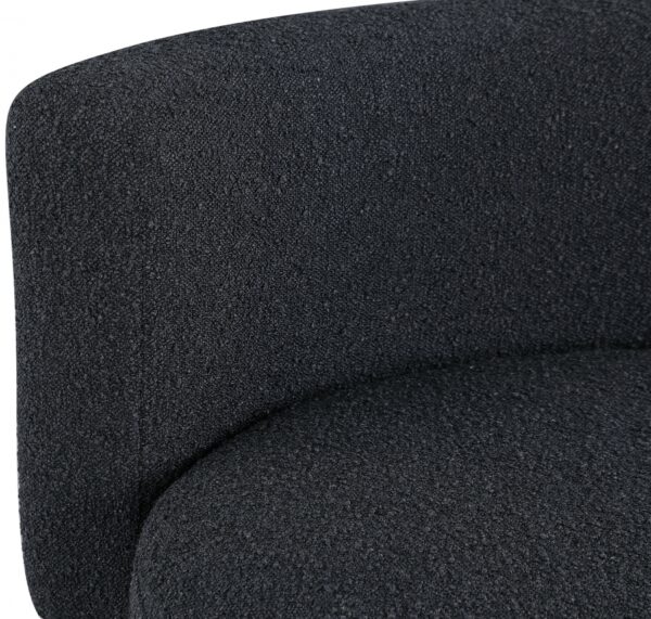 Como Boucle Fabric Upholstered Accent Chair