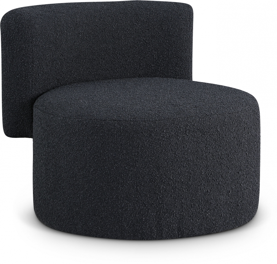 Como Boucle Fabric Upholstered Accent Chair