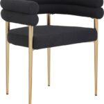 Brielle Boucle Fabric Upholstered Dining Chair