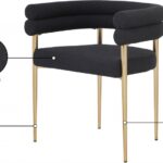 Brielle Boucle Fabric Upholstered Dining Chair