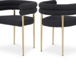 Brielle Boucle Fabric Upholstered Dining Chair