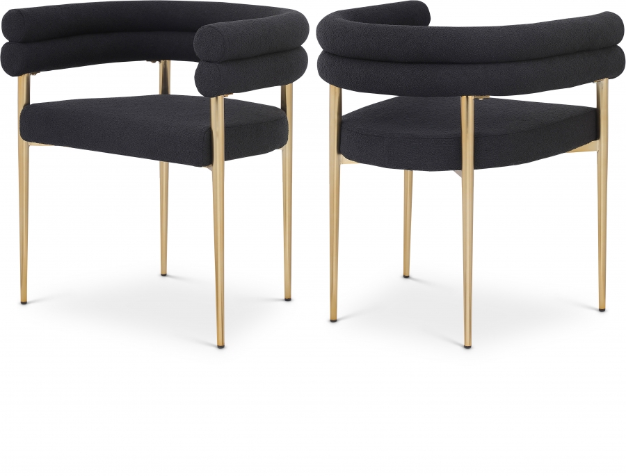 Brielle Boucle Fabric Upholstered Dining Chair