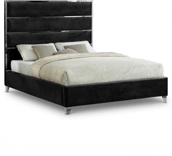 Zuma Velvet Upholstered Bed