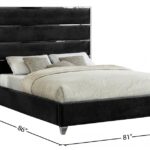 Zuma Velvet Upholstered Bed