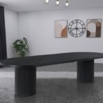 Belinda 90" - 123" Oak Wood Extendable Dining Table