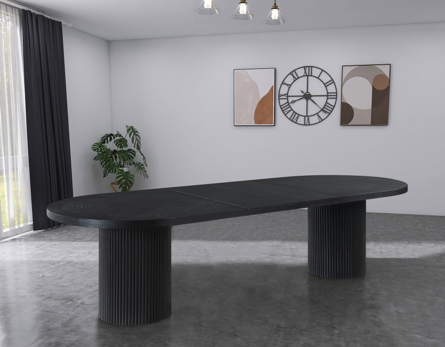 Belinda 90" - 123" Oak Wood Extendable Dining Table