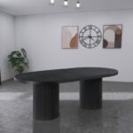 Belinda 90" - 123" Oak Wood Extendable Dining Table