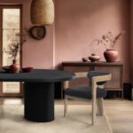 Belinda 90" - 123" Oak Wood Extendable Dining Table
