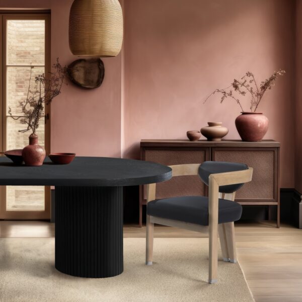 Belinda 90" - 123" Oak Wood Extendable Dining Table