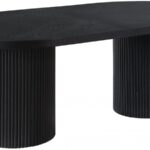 Belinda 90" - 123" Oak Wood Extendable Dining Table