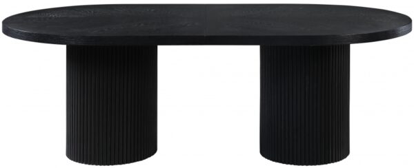 Belinda 90" - 123" Oak Wood Extendable Dining Table