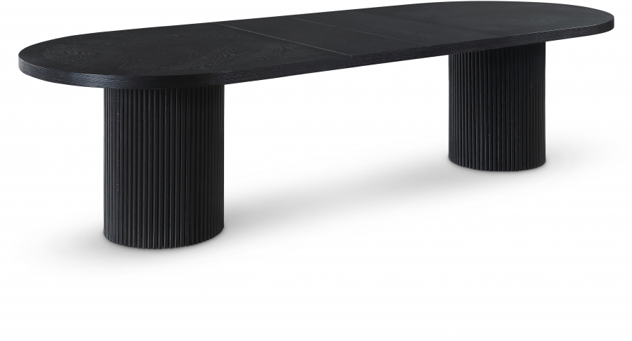 Belinda 90" - 123" Oak Wood Extendable Dining Table