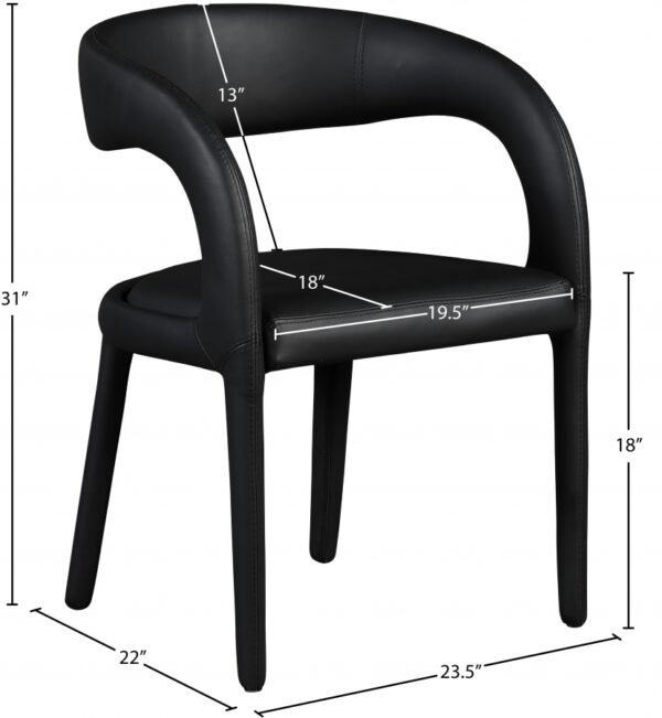 Sylvester Vegan Leather Upholstered Dining Chair