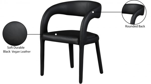 Sylvester Vegan Leather Upholstered Dining Chair