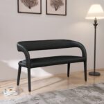 Sylvester Vegan Leather Upholstered Bench