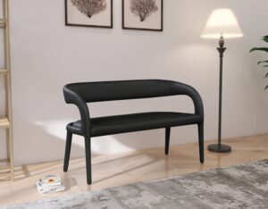 Sylvester Vegan Leather Upholstered Bench
