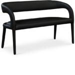 Sylvester Vegan Leather Upholstered Bench