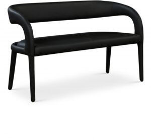 Sylvester Vegan Leather Upholstered Bench