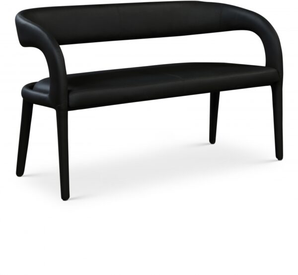 Sylvester Vegan Leather Upholstered Bench