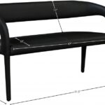 Sylvester Vegan Leather Upholstered Bench