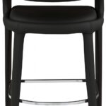 Sylvester Vegan Leather Upholstered Counter Stool