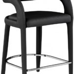 Sylvester Vegan Leather Upholstered Counter Stool