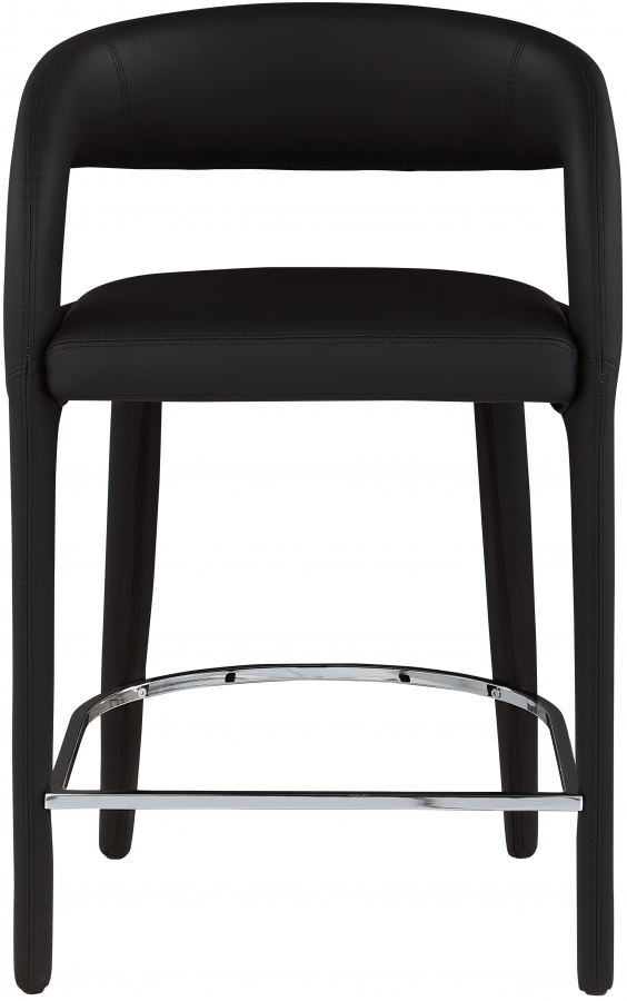 Sylvester Vegan Leather Upholstered Counter Stool