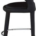 Sylvester Vegan Leather Upholstered Counter Stool