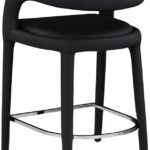 Sylvester Vegan Leather Upholstered Counter Stool